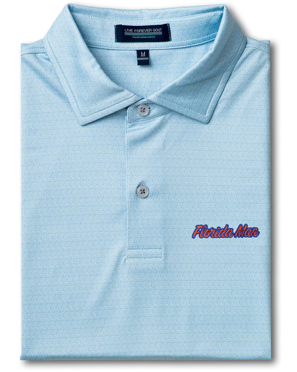 The Ringer Performance Polo It Comes In Waves - Florida Man