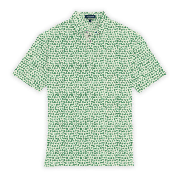 Feeling Lucky Ringer Performance Golf Polo